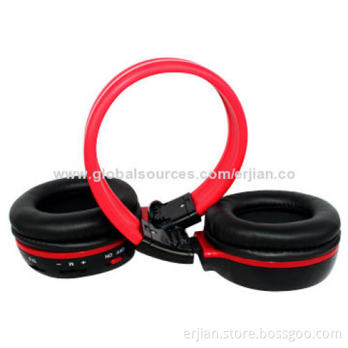 Wireless Earphone for Mobile Phones with Functions of TF Card Slot, FM Radio, Wired, 4-in-1 Features